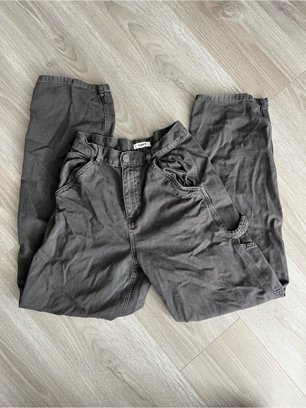 Black Relaxed Fit Cargo Pants